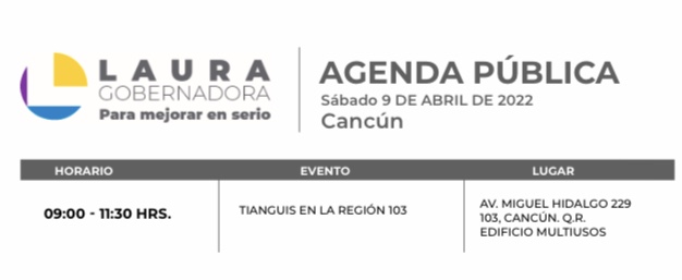 Agenda Laura Fernández