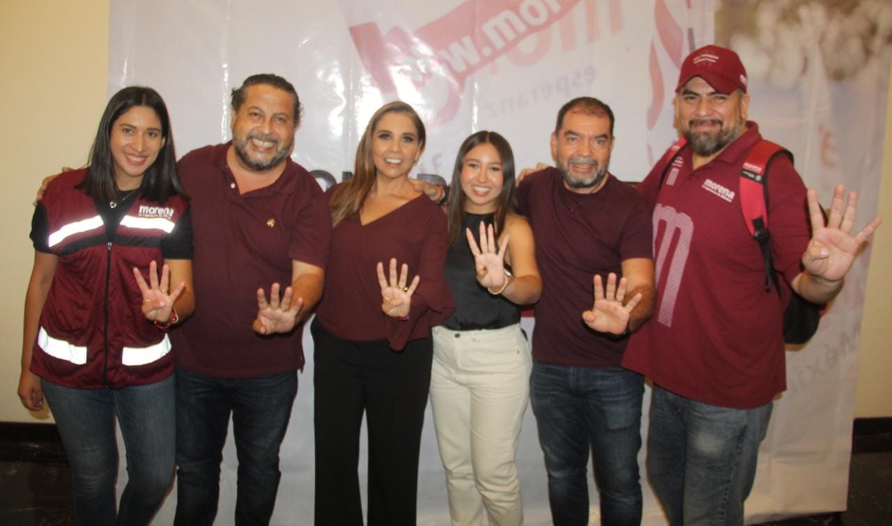 Johana Acosta y Jorge Sanen los “elegidos” que encabezarán al Morena Quintana Roo 