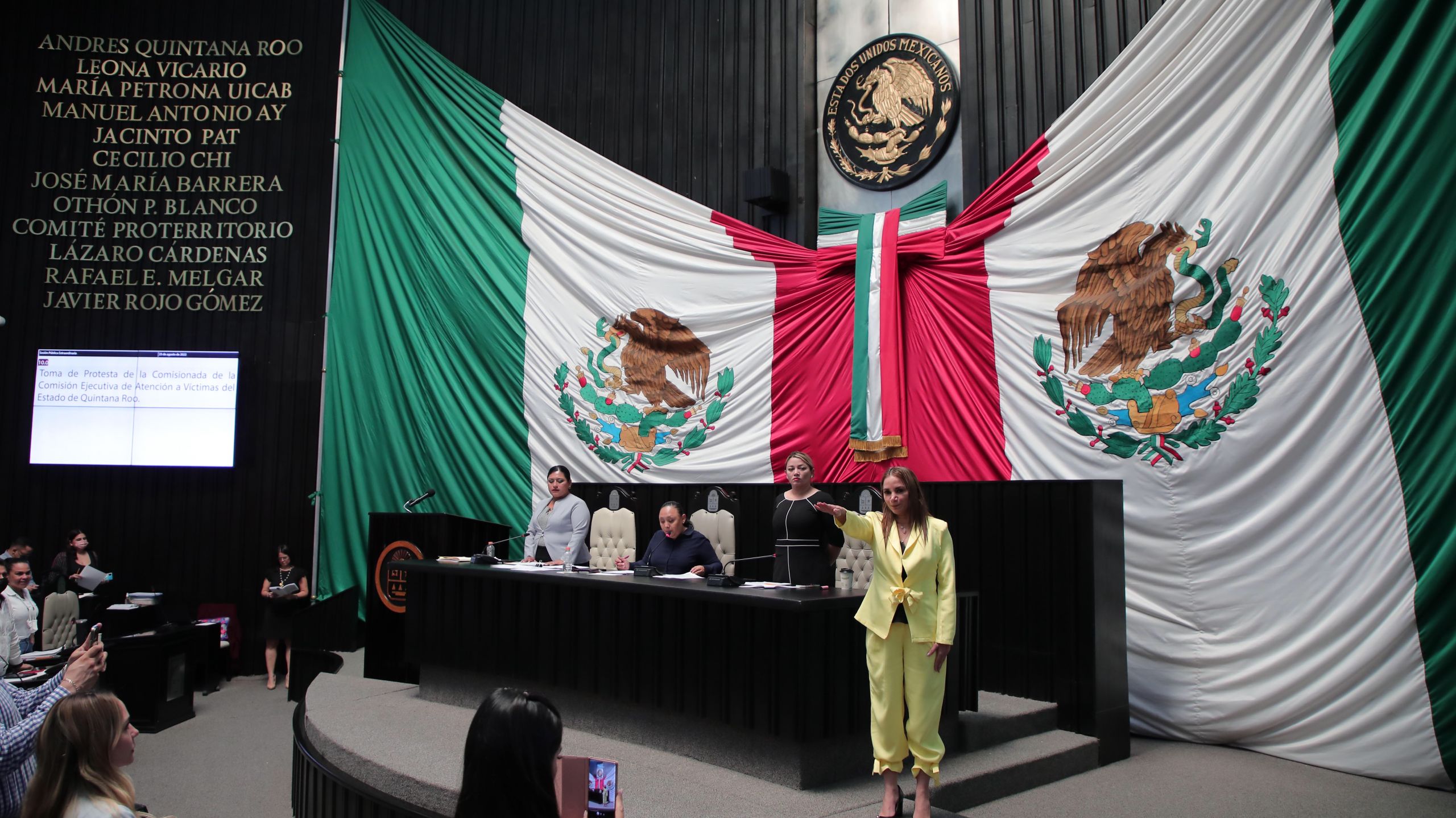 Aprueba Congreso de Quintana Roo Ley Vicaria, y designan a titular de la Ceaveqroo.