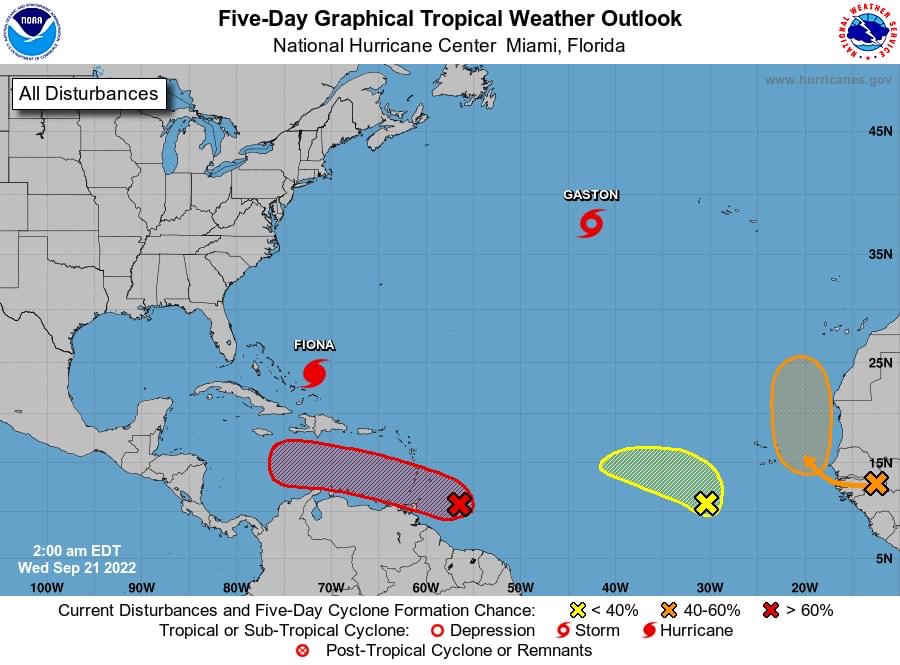 Potencial depresión tropical en las Antillas menores podría perfilarse hacia el caribe mexicano
