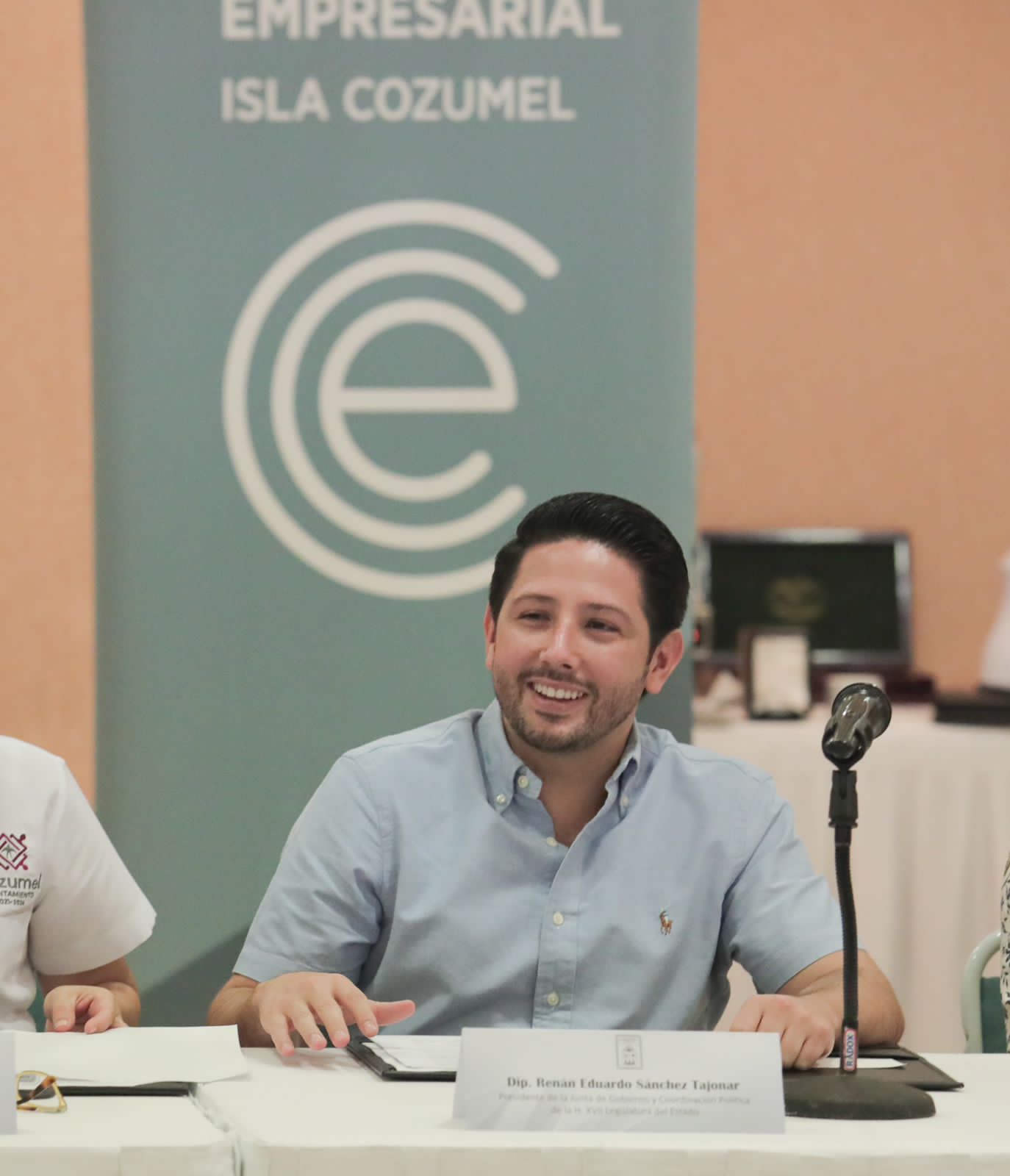 Fortalecen sinergia Congreso y empresarios de Cozumel 