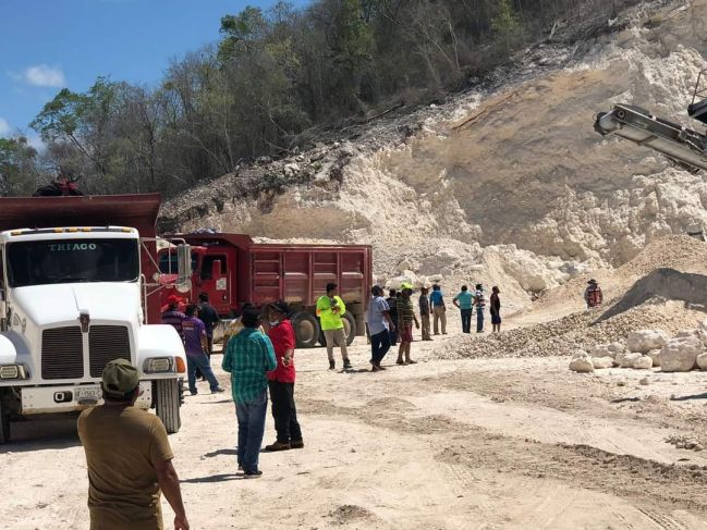 Tren Maya: Volqueteros del sur de Quintana Roo son depreciados 