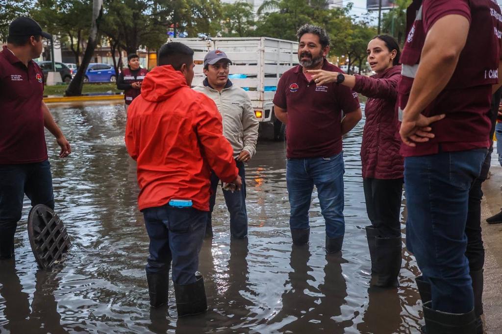 Supervisa Ana Patricia Peralta “Operativo Tormenta” en Cancún 