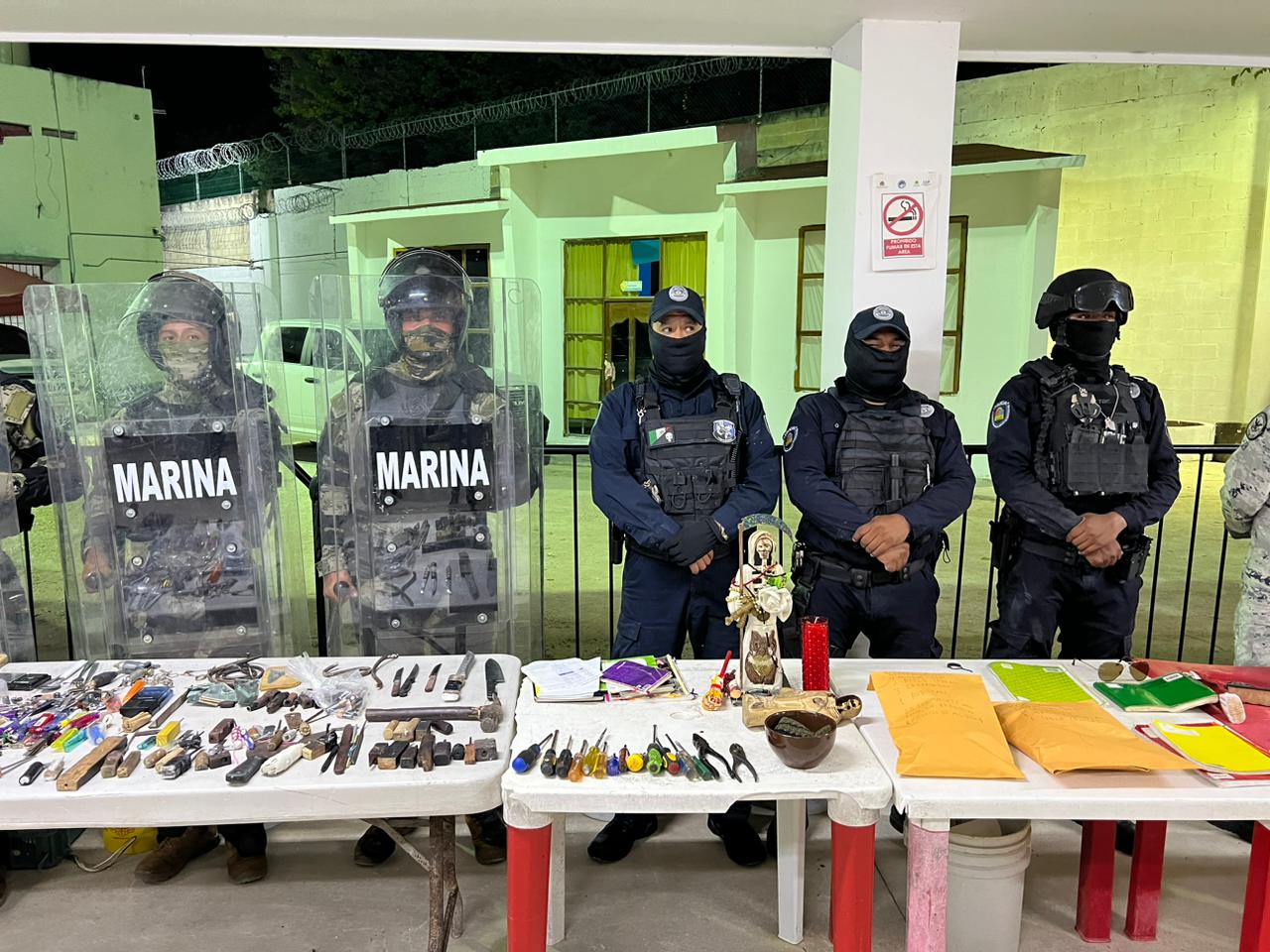 Fuerzas Armadas sorprenden con operativo en cárcel de Cancún