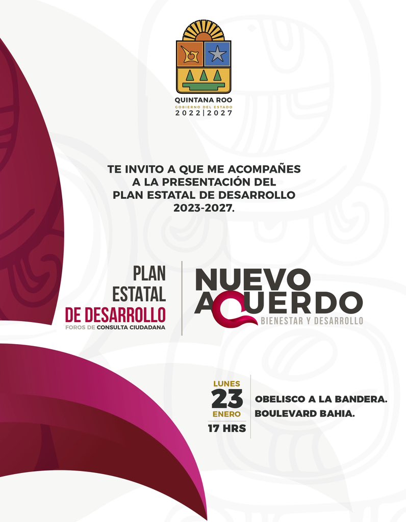 Mara Lezama presenta este lunes su Plan Estatal de Desarrollo 2023-2027