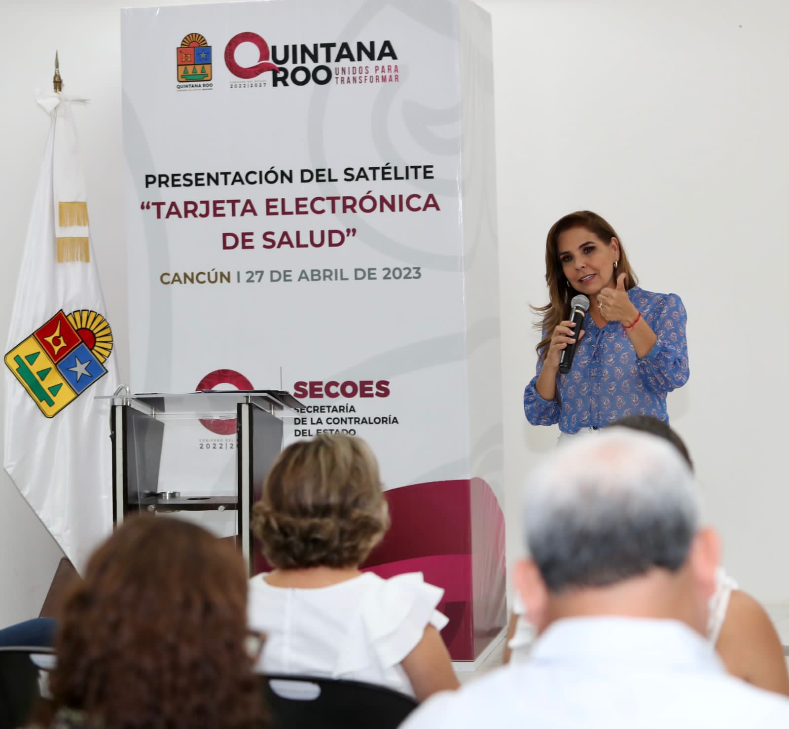 Mara Lezama presenta nueva tarjeta de salud que agiliza, transparenta y combate a la corrupción