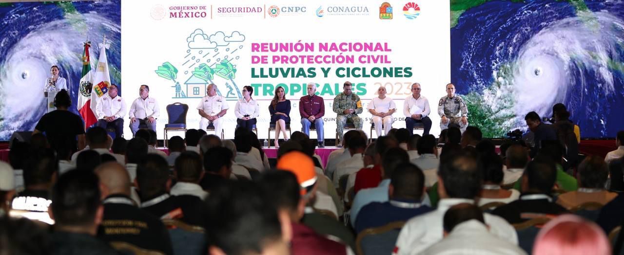 Quintana Roo con gran cultura en prevención de fenómenos hidrometeorológicos: Mara Lezama
