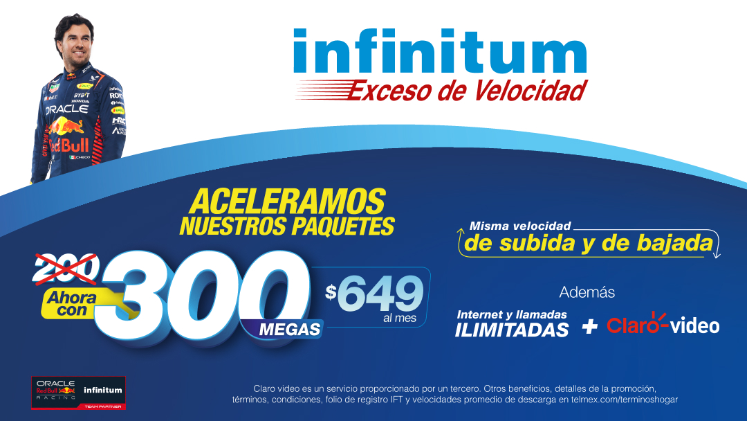 Acelera Telmex sus paquetes sin costo adicional, conoce cómo quedaron aquí.