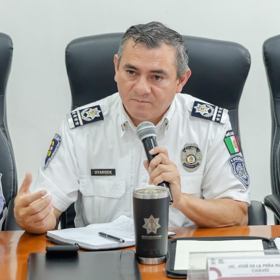 El Secretario de Seguridad Ciudadana de Quintana Roo, Rubén Oyarvide Pedrero, confirmó la reducción de la incidencia delictiva en Tulum