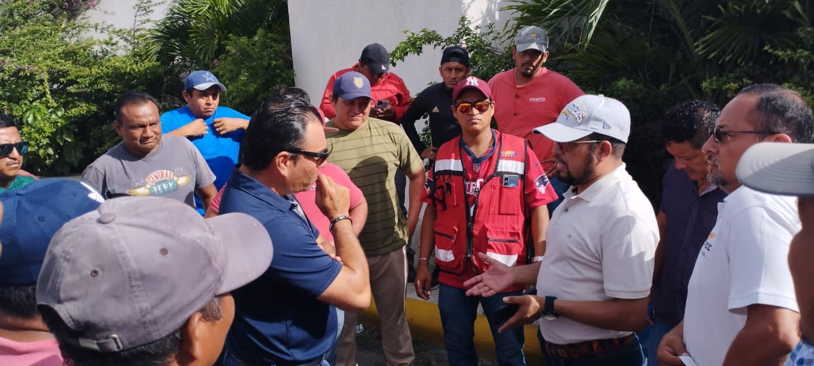 Trabajadores de la gasera Grupo Tomza de Cancún y Playa del Carmen retomaron manifestación