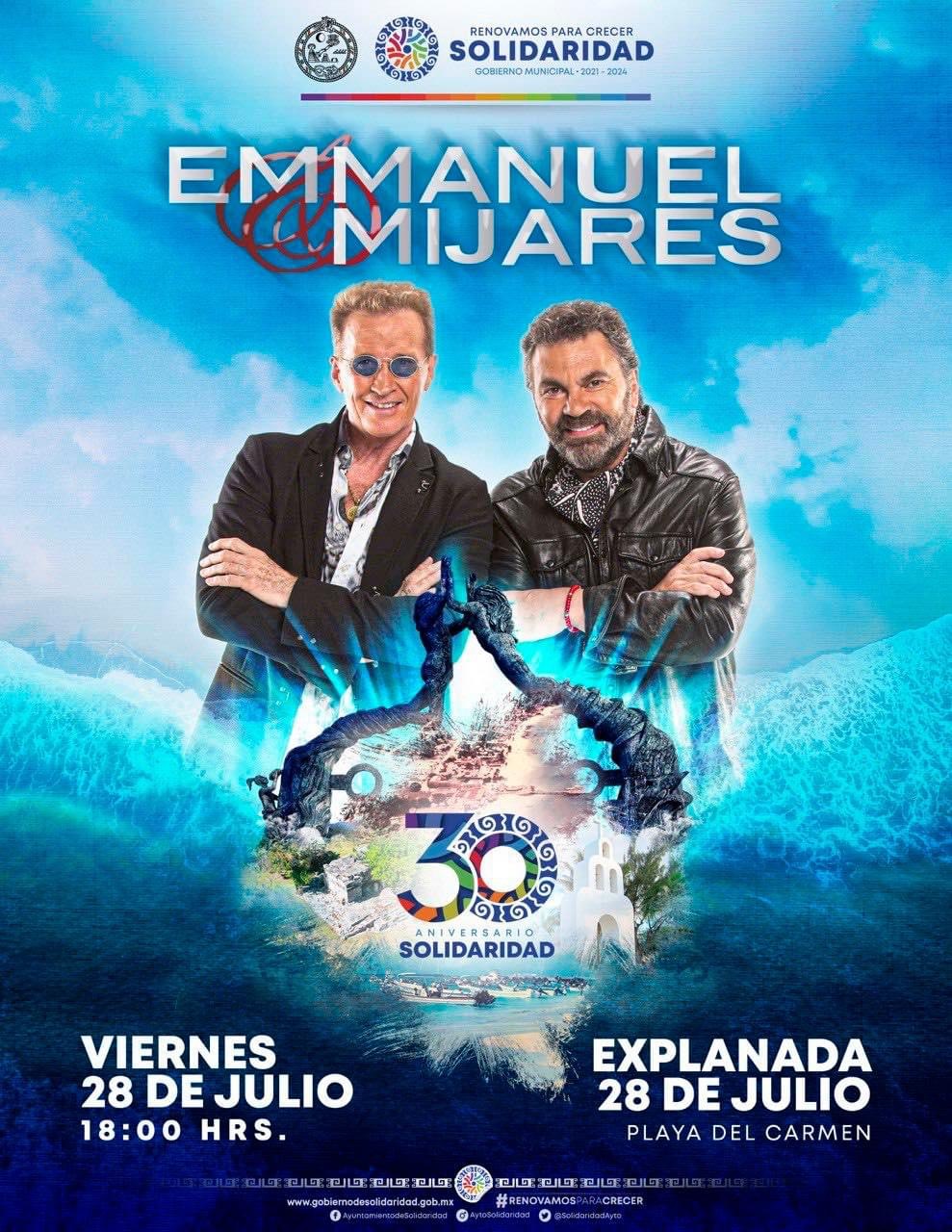 Emmanuel y Mijares, dos de los cantantes más sobresalientes en las últimas décadas de México