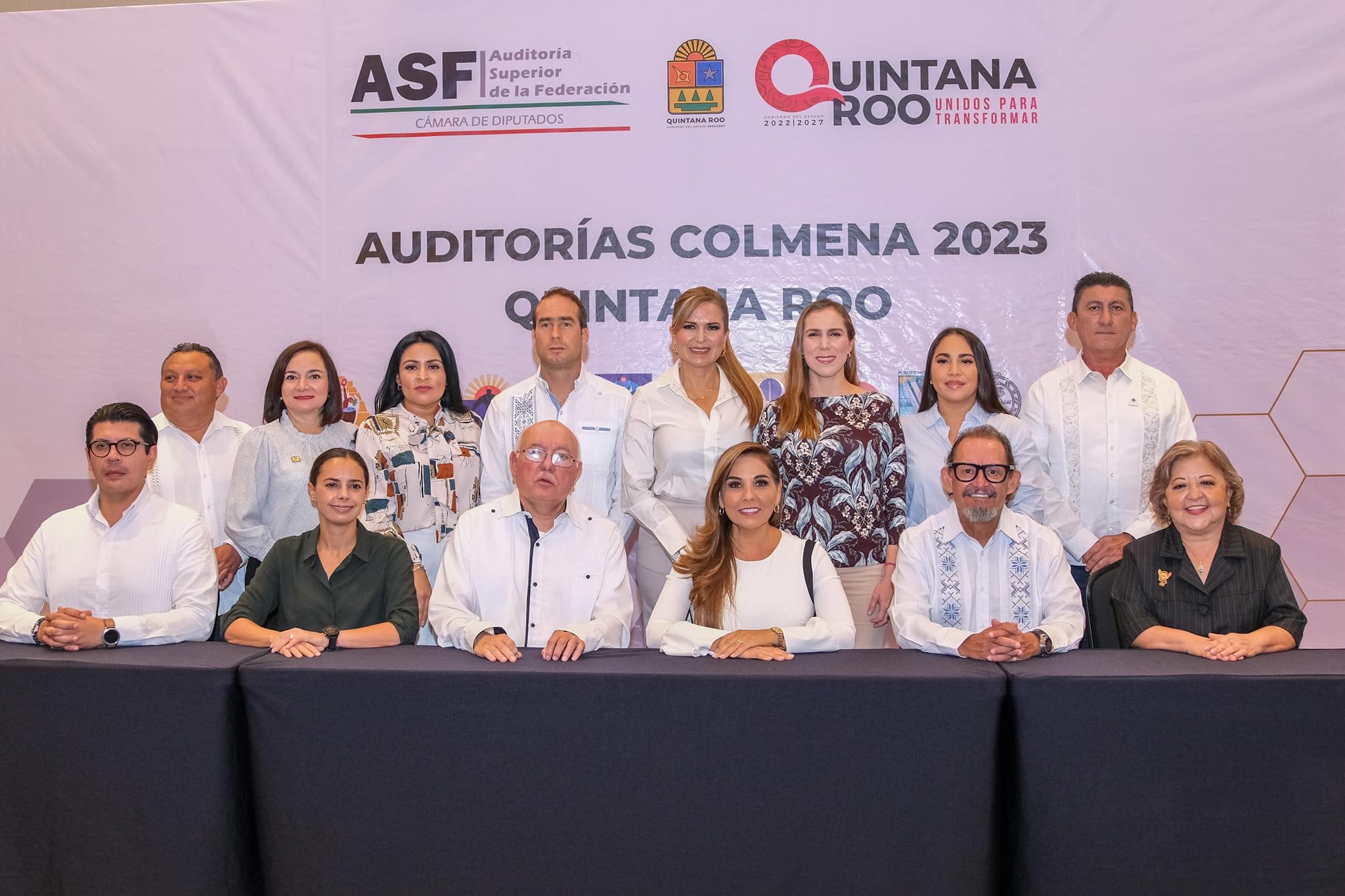La gobernadora de Quintana Roo, Mara Lezama se reunió con el titular la Auditoría Superior de la Federación