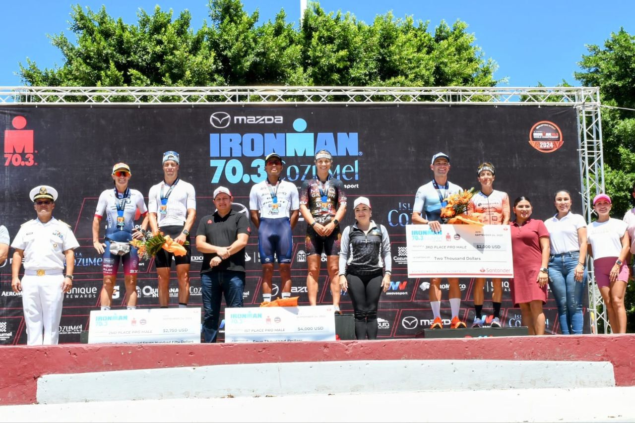 Ironman 70.3 Cozumel, evento que se ha constituido por 15 años
