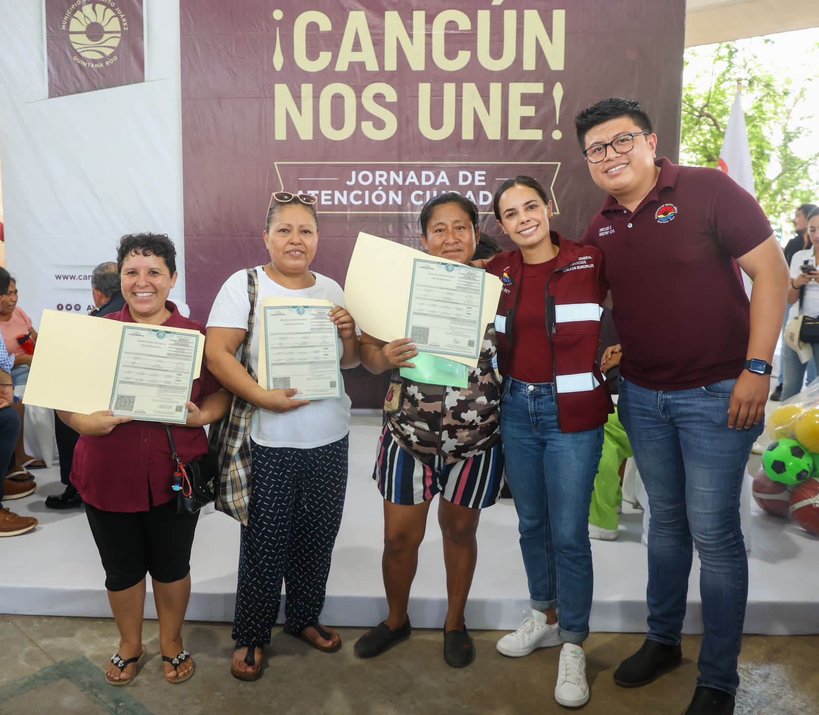 Con 14 ediciones de las Jornadas de Atención Ciudadana “¡Cancún nos une!” Ana Paty Peralta