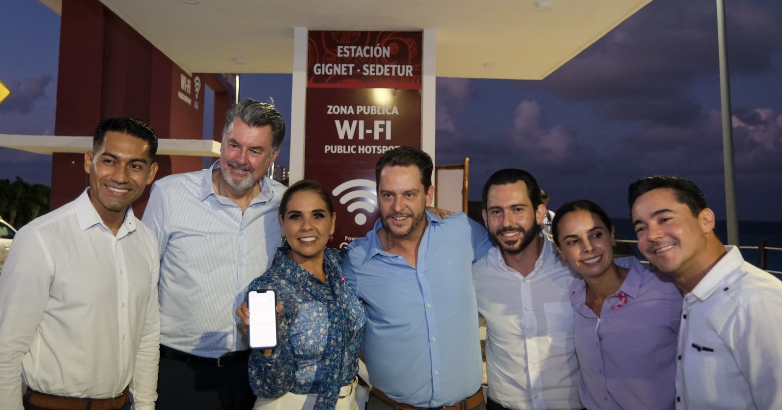 La gobernadora Mara Lezama Espinosa inauguró los dos primeros módulos de Internet de Alta Velocidad Público Gratuito