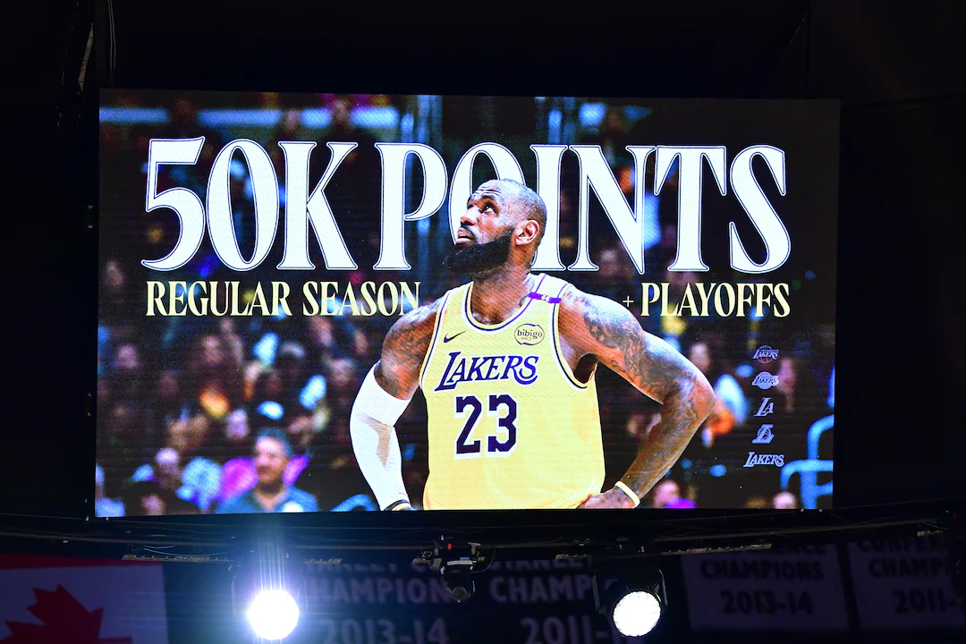 50,000 puntos de LeBron James en la NBA